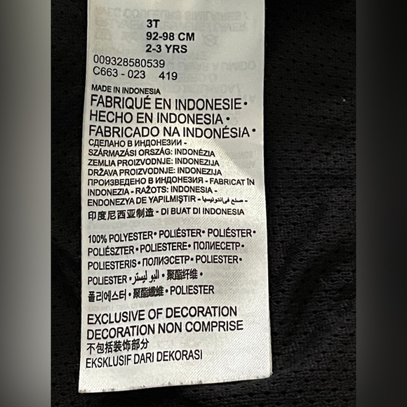 Nike Black hooded jacket 3T - Picture 10 of 11